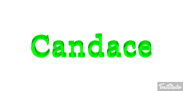Candace Text effect