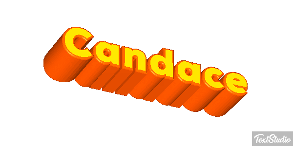 Candace Text effect