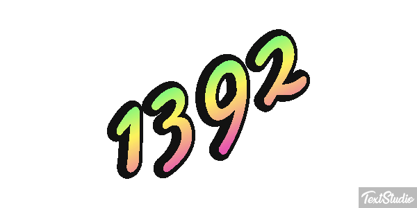 1392 Efekt tekstowy
