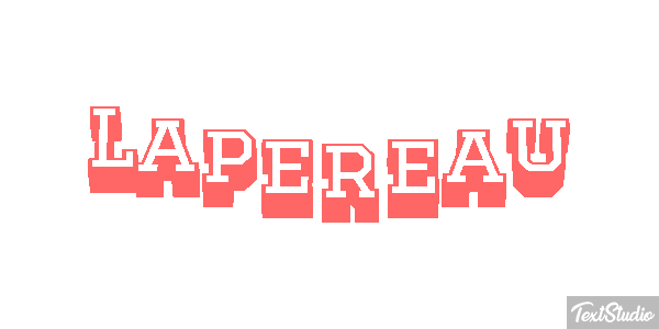 Lapereau Texteffekt