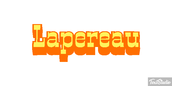 Lapereau Texteffekt