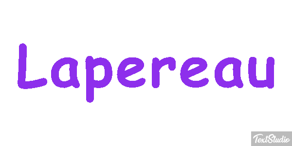 Lapereau Texteffekt