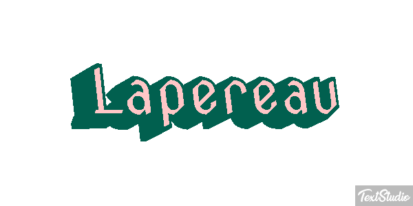 Lapereau Texteffekt