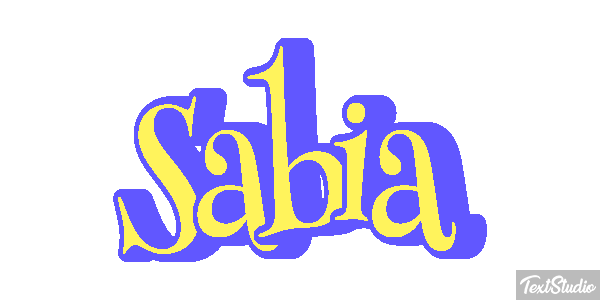 Sabia Text effect