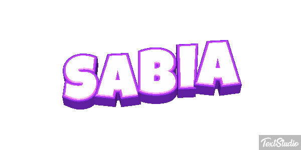 Sabia Text effect