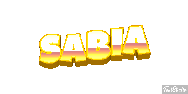 Sabia Text effect
