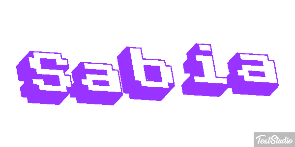 Sabia Text effect