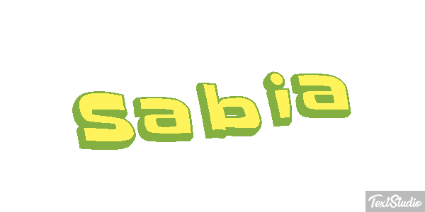 Sabia Text effect