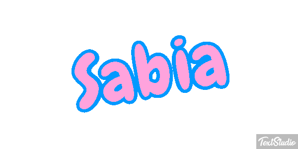 Sabia Text effect