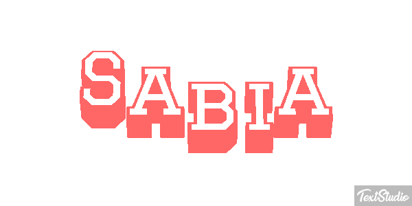 Sabia Text effect