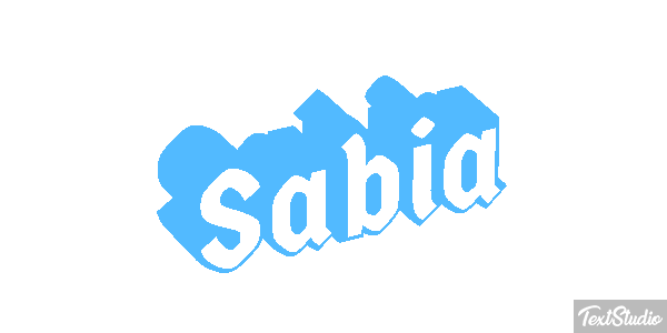 Sabia Text effect