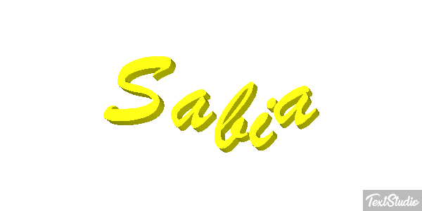 Sabia Text effect