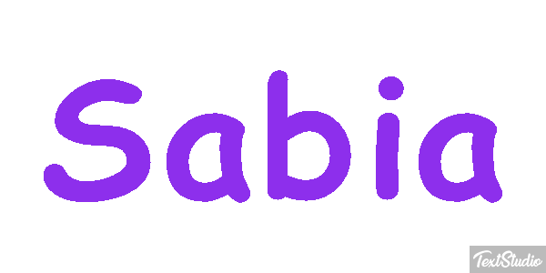 Sabia Text effect