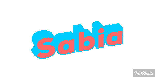 Sabia Text effect