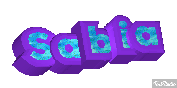 Sabia Text effect