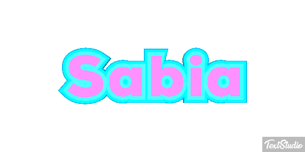 Sabia Text effect