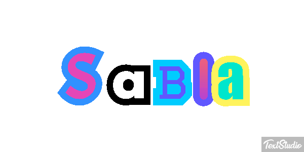 Sabia Text effect