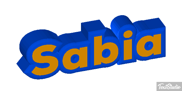 Sabia Text effect