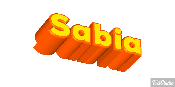 Sabia Text effect