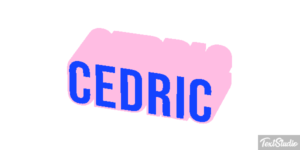 Cedric Text effect