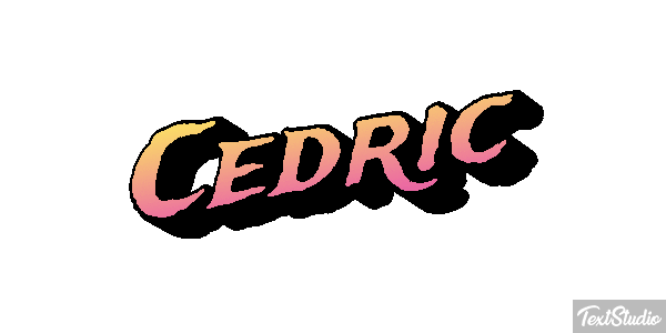 Cedric Text effect