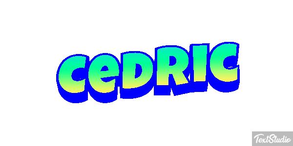 Cedric Text effect