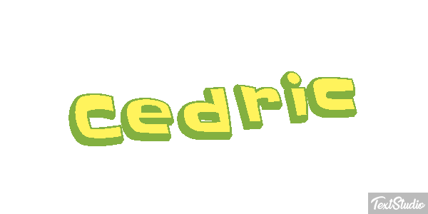 Cedric Text effect