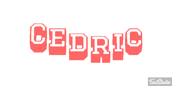 Cedric Text effect