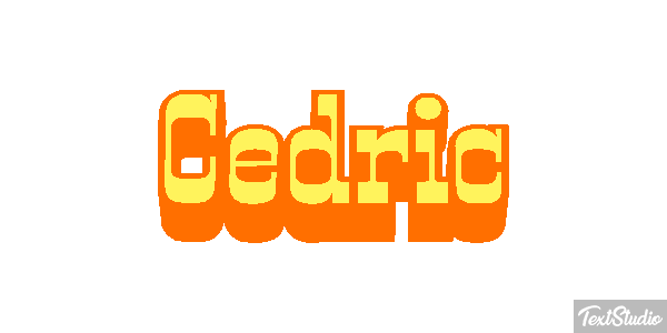 Cedric Text effect