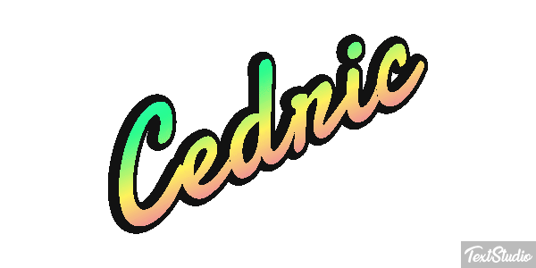 Cedric Text effect