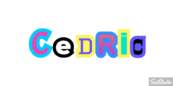 Cedric Text effect