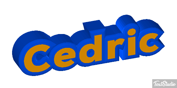 Cedric Text effect