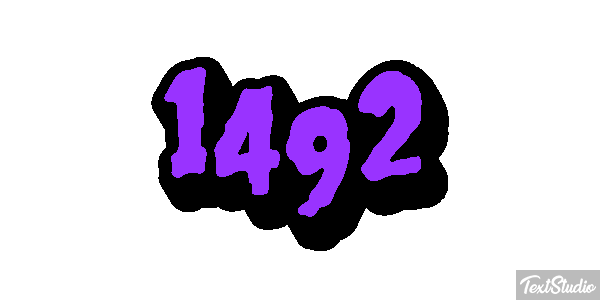 1492 Texteffekt