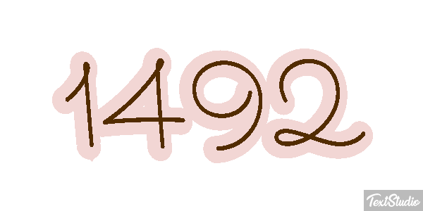 1492 Texteffekt