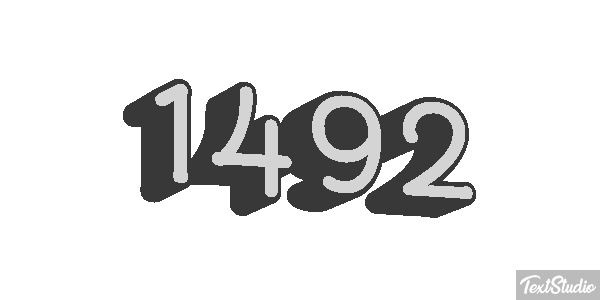 1492 Texteffekt
