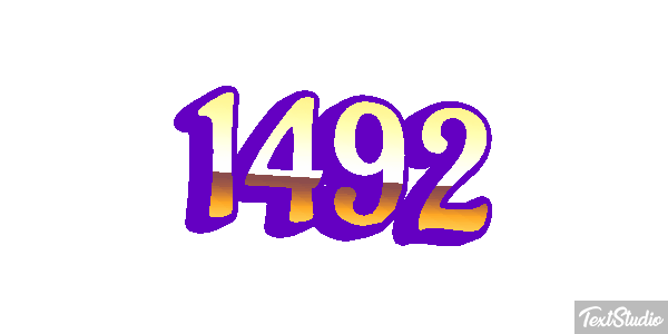1492 Texteffekt
