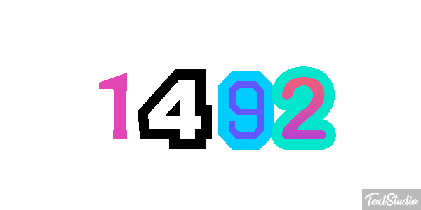 1492 Texteffekt