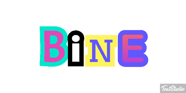 Bine Text effect