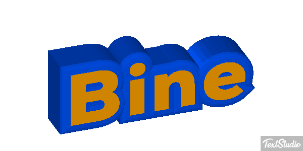 Bine Text effect