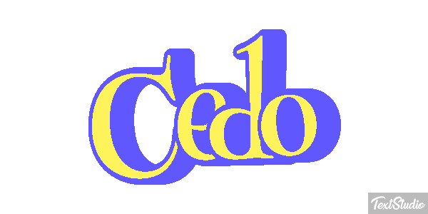 Cedo Efeito do texto