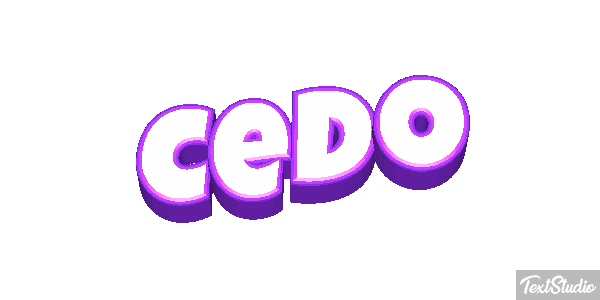 Cedo Efeito do texto