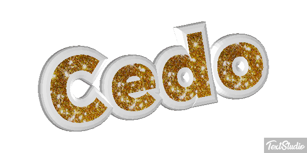 Cedo Efeito do texto