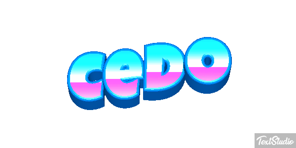 Cedo Efeito do texto