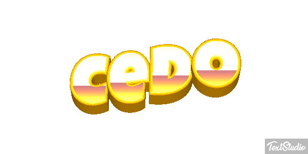 Cedo Efeito do texto