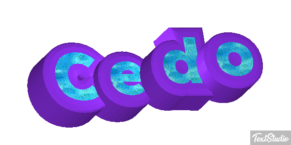 Cedo Efeito do texto