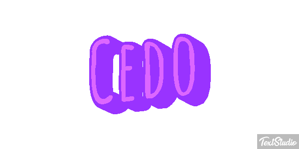 Cedo Efeito do texto