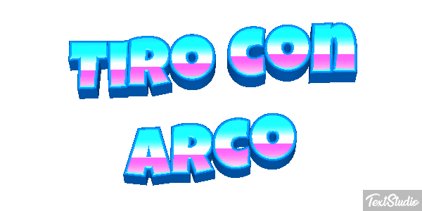 Tiro con arco Efecto de texto
