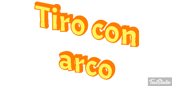 Tiro con arco Efecto de texto