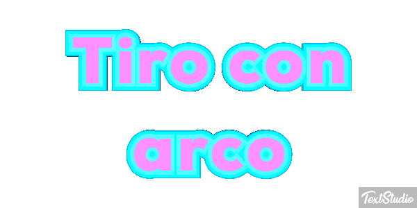 Tiro con arco Efecto de texto