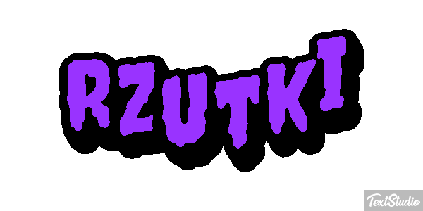 Rzutki Efekt tekstowy